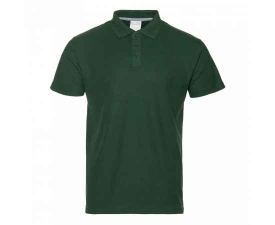 Рубашка поло мужская  STAN хлопок/полиэстер 185, 04, Т-зелёный (130) (44/XS), Цвет: Тёмно-зелёный, Размер: 44/XS