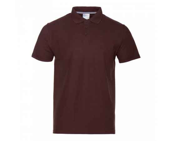 Рубашка поло мужская  STAN хлопок/полиэстер 185, 04, Т-шоколадный (107) (42/XXS), Цвет: Тёмно-Шоколадный, Размер: 42/XXS
