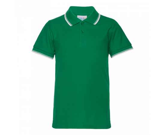 Рубашка поло детская  STAN с окантовкой хлопок/полиэстер 185, 04TJ, Зелёный (30) (6 лет), Цвет: Зелёный, Размер: 6 лет