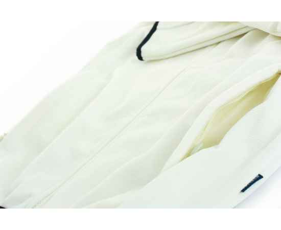 Куртка флисовая мужская Lancaster, белая с оттенком слоновой кости, размер XXL, Цвет: белый, Размер: XXL, изображение 6