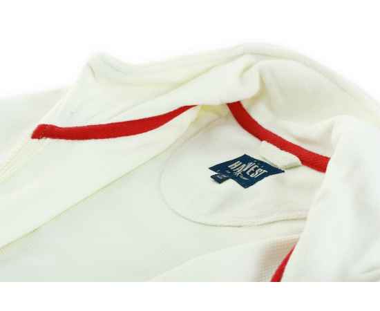 Куртка флисовая мужская Lancaster, белая с оттенком слоновой кости, размер XXL, Цвет: белый, Размер: XXL, изображение 7