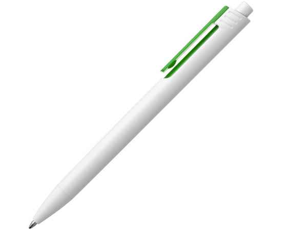 Ручка шариковая Rush Special, бело-зеленая, изображение 3