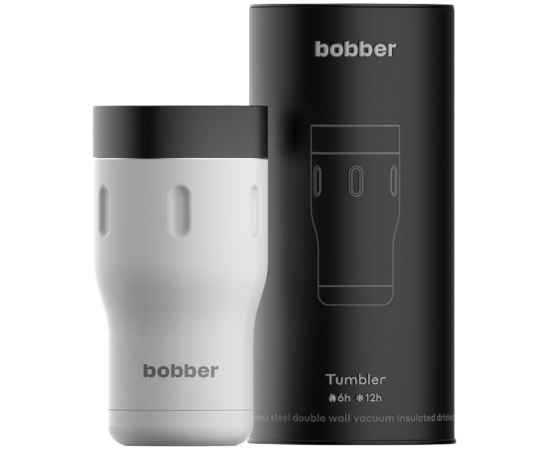 Термостакан Tumbler 350, вакуумный, белый, Цвет: белый, Объем: 300, Размер: диаметр дна 7 см, изображение 2
