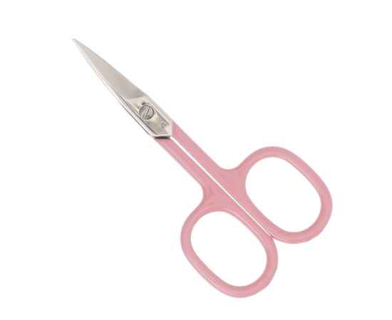 Ножницы Dewal Beauty маникюрные для ногтей 9 см, розовый