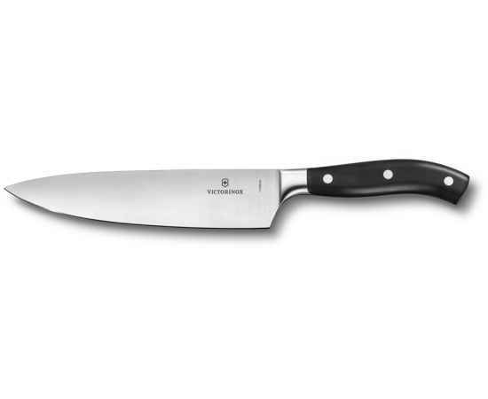 Нож шеф-повара VICTORINOX Grand Maître, кованый, 20 см, чёрный