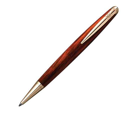 Ручка шариковая Majestic, 417562, Цвет: коричневый,черный,золотистый