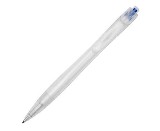 Ручка шариковая Honua из переработанного ПЭТ, 10775753, Цвет: прозрачный,ярко-синий
