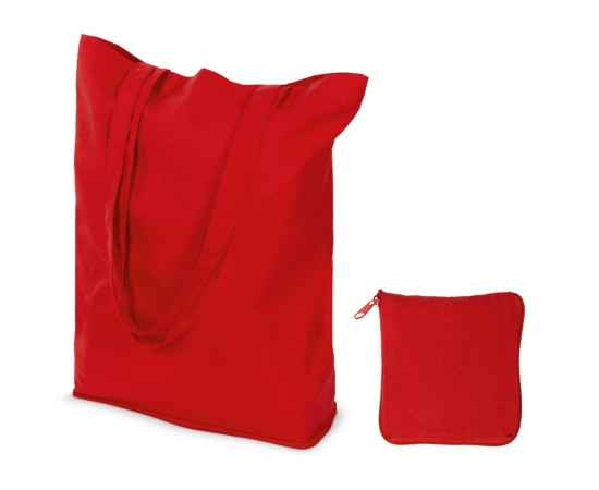 Складная хлопковая сумка Skit, 932201, Цвет: красный