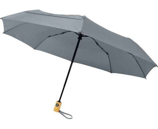 Зонт складной Bo автомат, 10914382, Цвет: серый