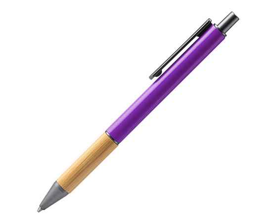 Ручка шариковая металлическая с бамбуковой вставкой PENTA, BL7982TA71, Цвет: фиолетовый