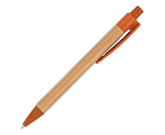 Ручка шариковая бамбуковая STOA, HW8034S13129, Цвет: бежевый,оранжевый
