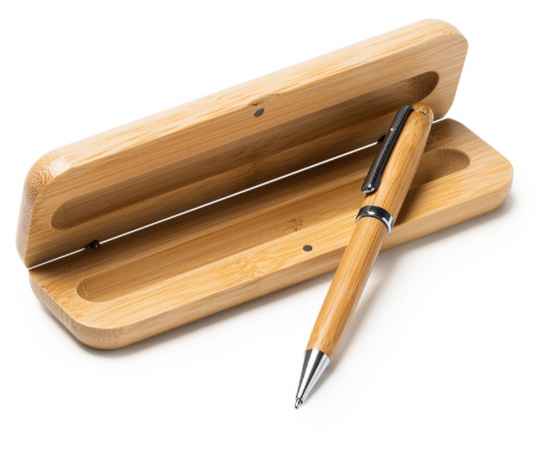 Ручка шариковая бамбуковая BODONI, BL8041TA29