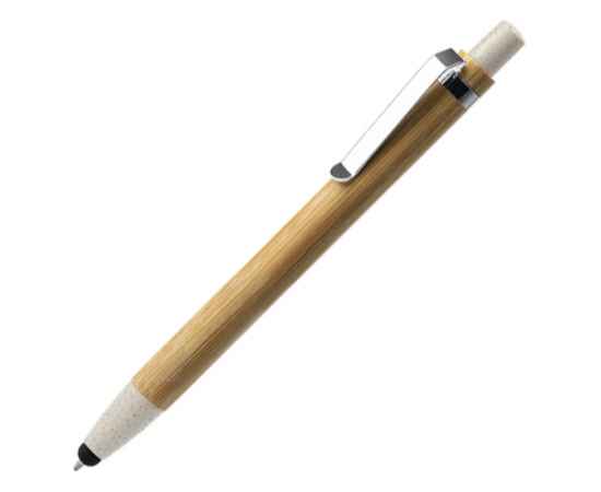 Ручка-стилус шариковая бамбуковая NAGOYA, BL8084TA29, Цвет: натуральный,бежевый