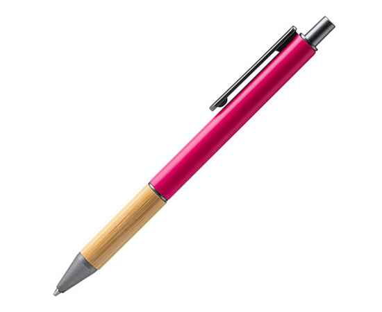 Ручка шариковая металлическая с бамбуковой вставкой PENTA, BL7982TA49, Цвет: розовый