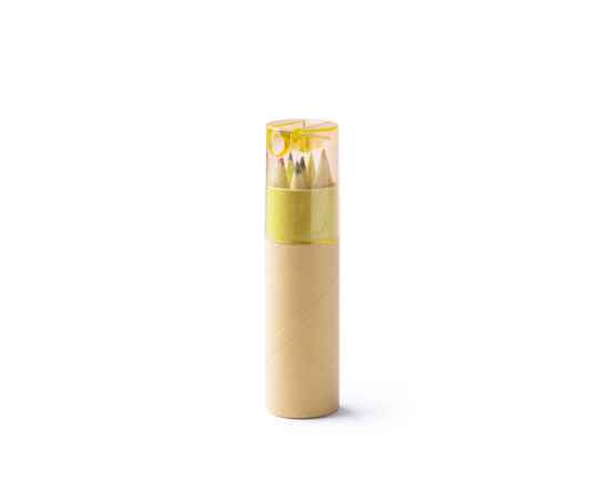 Набор из 6 карандашей MABEL, LA8089S203, Цвет: желтый