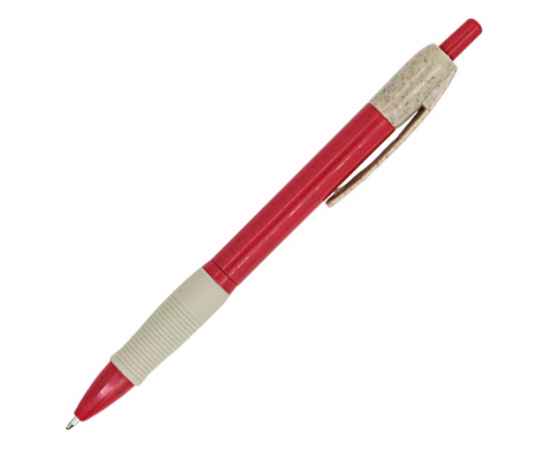 Ручка шариковая из пшеничного волокна HANA, HW8032S160, Цвет: красный