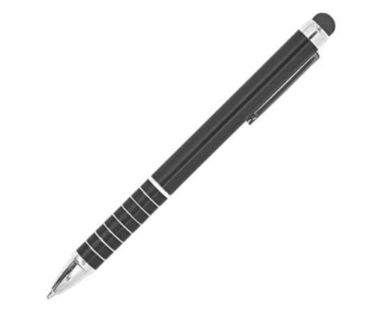 Ручка-стилус металлическая шариковая CANAIMA, HW8004S102, Цвет: черный