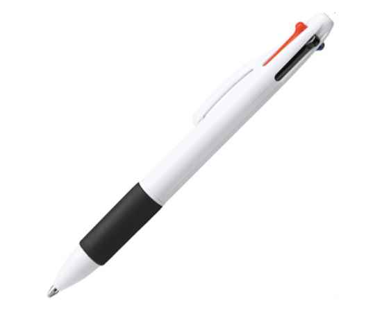Ручка пластиковая шариковая KUNOY с чернилами 4-х цветов, BL8094S102, Цвет: черный