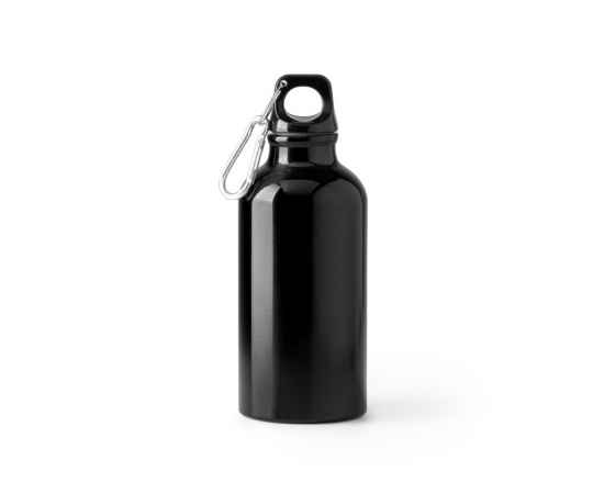 Бутылка RENKO из переработанного алюминия, BI4214S102, Цвет: черный, Объем: 400