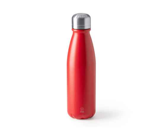 Бутылка KISKO из переработанного алюминия, BI4213S160, Цвет: красный, Объем: 550