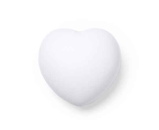 Антистресс BIKU в форме сердца, SB1229S101, Цвет: белый