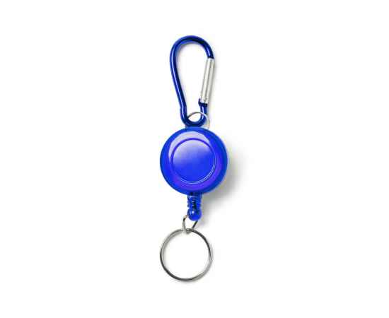 Брелок для ключей DOKI с карабином и выдвижным кольцом, KO4209S105, Цвет: синий