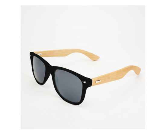 Солнцезащитные очки EDEN с дужками из натурального бамбука, SG8104S102, Цвет: черный