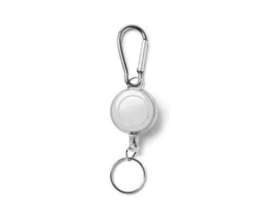 Брелок для ключей DOKI с карабином и выдвижным кольцом, KO4209S101, Цвет: белый