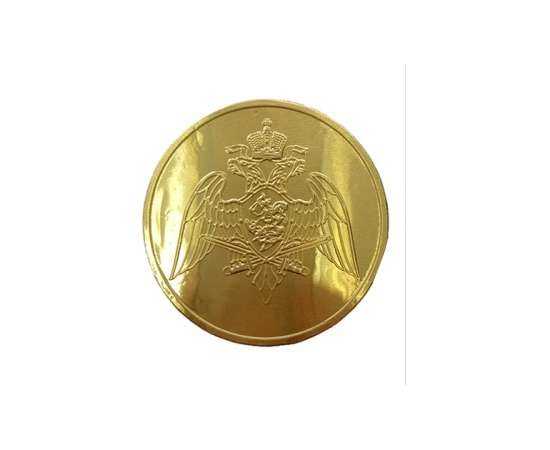 Шоколадные медали с логотипом 25г, изображение 4