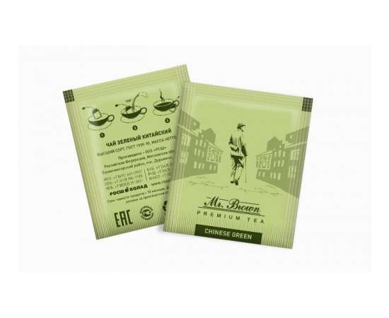 Чай пакетированный 2г «Mr.Brown» зеленый китайский