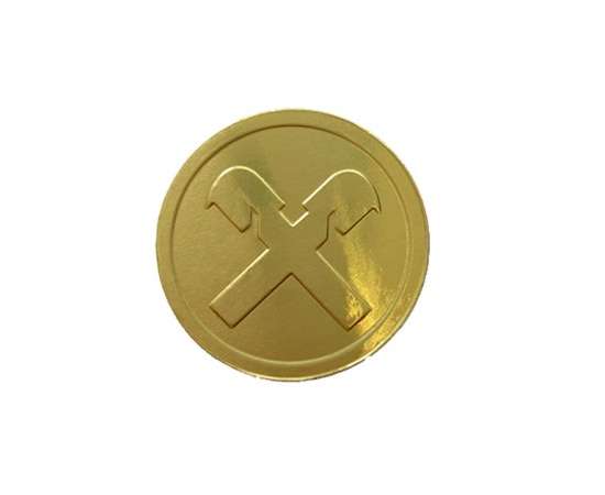 Шоколадные монеты с логотипом 6г, шоколад горький 72%, изображение 5