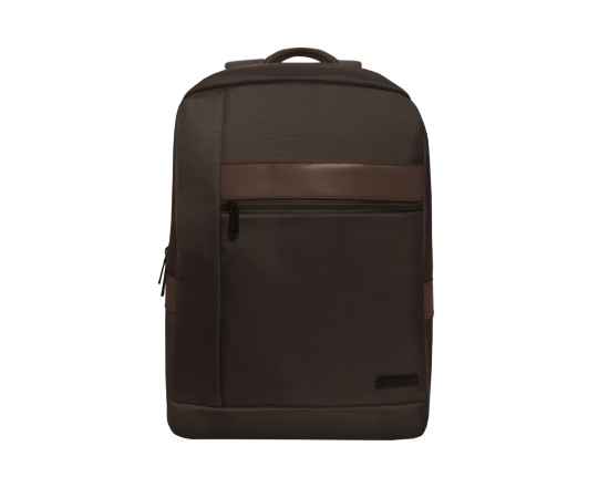 Рюкзак TORBER VECTOR с отделением для ноутбука 15,6', коричневый, полиэстер 840D, 44 х 30 x 9,5 см