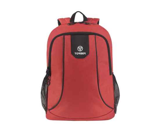 Рюкзак TORBER ROCKIT с отделением для ноутбука 15,6', красный, полиэстер 600D, 46 х 30 x 13 см