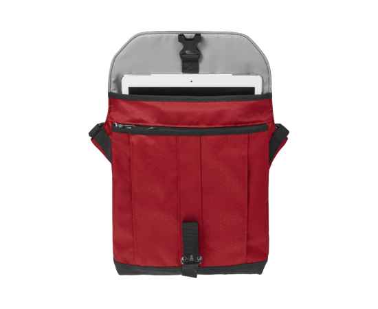 Сумка наплечная VICTORINOX Altmont Original Flapover Digital Bag, красная, нейлон, 26x10x30 см, 7 л, изображение 3