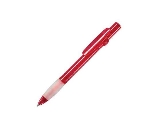ALLEGRA, ручка шариковая, прозрачный красный, пластик, Цвет: красный
