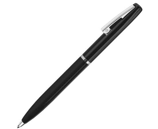 CLICKER, ручка шариковая, черный/хром, металл, Цвет: черный, серебристый
