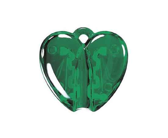 HEART CLACK, держатель для ручки, прозрачный зеленый, пластик, Цвет: зеленый