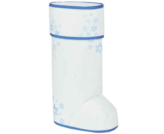 Упаковка подарочная 'ВАЛЕНОК', белый/синий, 35х20 см, войлок, термотрансфер, шеврон
