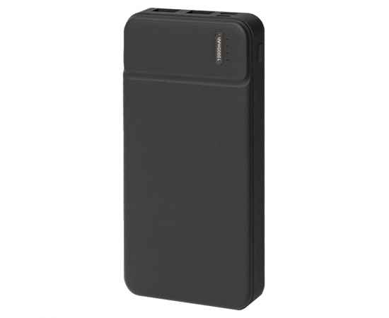 Универсальный аккумулятор OMG Flash 10 (10000 мАч) с подсветкой и soft touch,черный,13,7х6,87х1,55мм, Цвет: черный