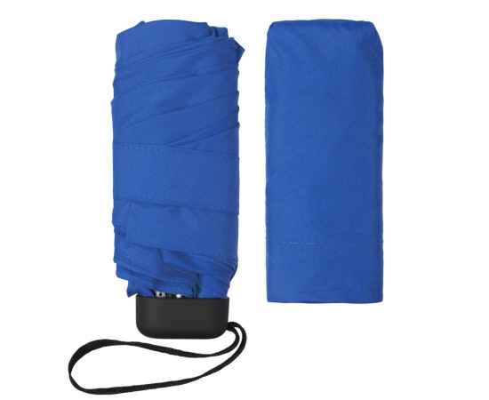 Зонт складной Unit Five, синий, Цвет: синий, Размер: длина 52 см, изображение 5