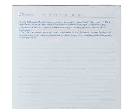 Ежедневник «Исторический», полудатированный, серебро G_4604.10, Размер: 15х20, изображение 7