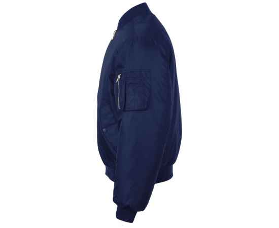 Куртка бомбер унисекс Remington темно-синяя, размер XXL, Цвет: темно-синий, Размер: XXL, изображение 3