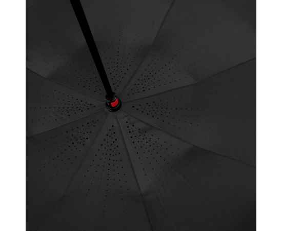 Зонт наоборот Unit Style, трость, черный, Цвет: черный, Размер: Длина 78 см, изображение 3