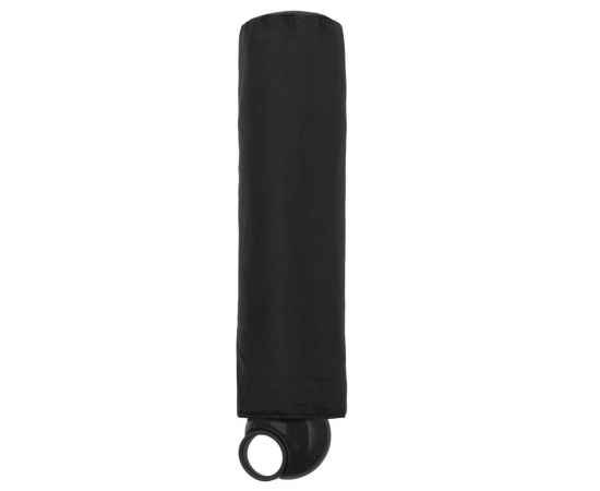 Зонт складной Floyd с кольцом, черный, Цвет: черный, Размер: длина 57 см, изображение 7