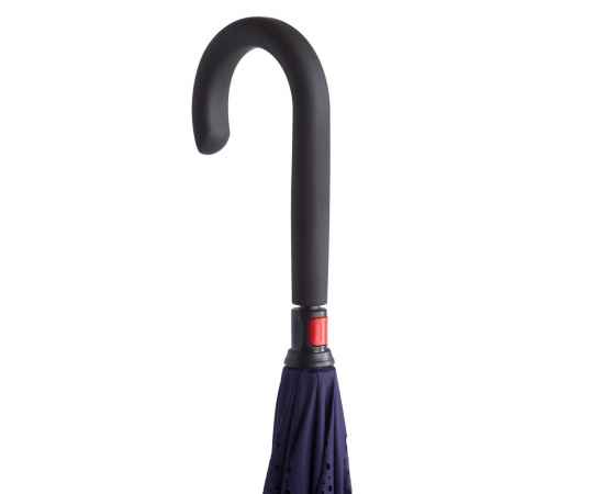 Зонт наоборот Unit Style, трость, темно-фиолетовый, Цвет: фиолетовый, Размер: Длина 78 см, изображение 6