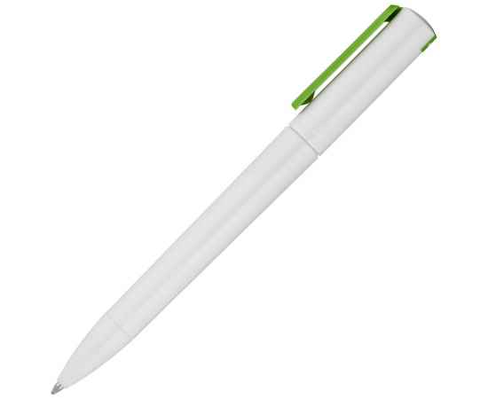 Ручка шариковая Split White Neon, белая с зеленым, Цвет: зеленый, Размер: 14х1, изображение 3