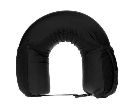 Дорожная подушка supSleep, черная, Цвет: черный, Размер: подушка под шею: 24х24х14 с, изображение 2