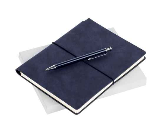 Набор Business Diary, синий, Цвет: синий, Размер: 16х21х2 см, изображение 4