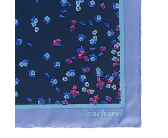 Платок Tourbillon Silk, синий, изображение 2