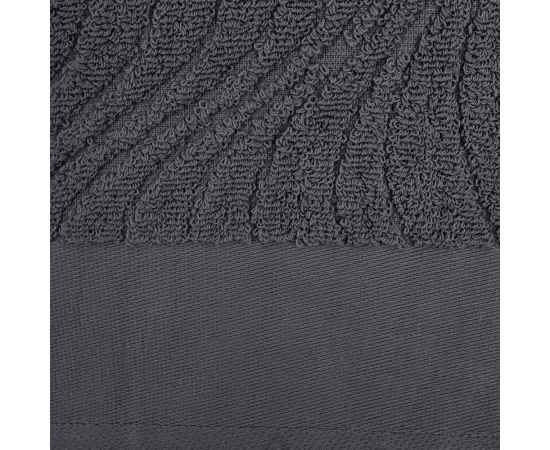 Полотенце New Wave, среднее, серое, Цвет: серый, Размер: 50х100 см, изображение 3